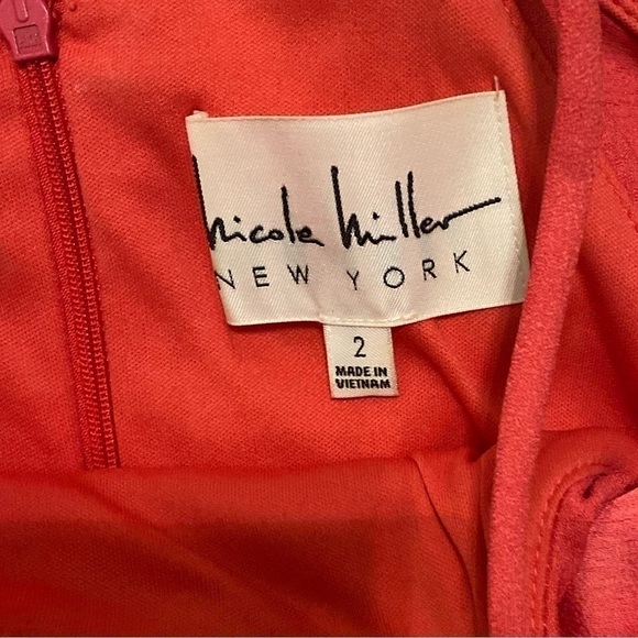 NICOLE Miller New York Cold-Shoulder Shift Dress Size 2 - Picture 5 of 14